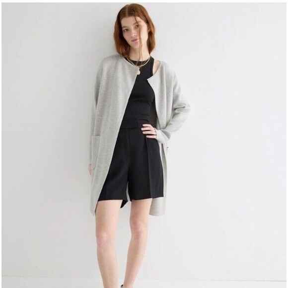 J.Crew Juliette collarless sweater-blazer Loose fit New NWT Size 3X - Picture 7 of 11